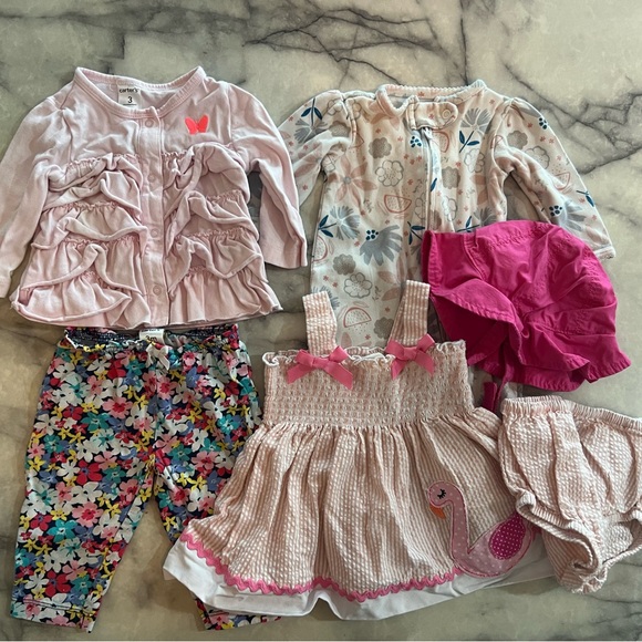 Carters Baby Girl Clothing Bundle 17 pieces 3m 3 months - Picture 6 of 6